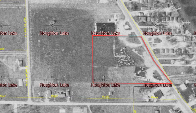 Funland Amusement Park - 1954 Aerial Photo